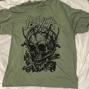 Slayer Vintage Mint Green Graphic T-Shirt Men’s L